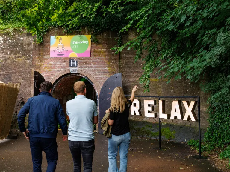 A corporate wellness festival for business events in the Netherlands, combining energizing activities, relaxation, and meaningful team connection.